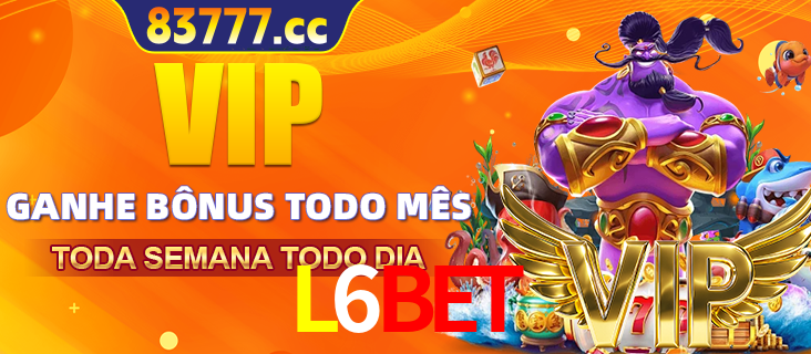 Banner promocional do L6BET oferecendo 100% de recompensas adicionais contínuas para quem fizer o login diário (Daily sign-in), com um mascote de coelho.