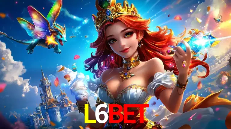 A princesa de um reino de fantasia mágico, com seu pequeno dragão, apresentando um mundo de prêmios encantados nos jogos de caça-níqueis do cassino L6BET.